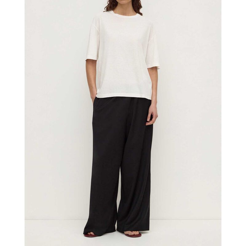 Assembly Label Kira Cotton Hemp Tee Antique White image number 3